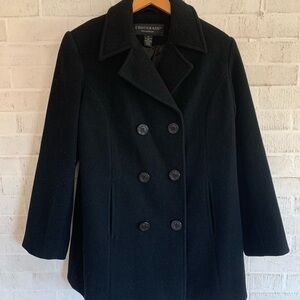 Centigrade Black Wool Outerwear